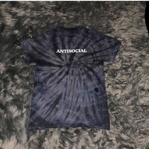Womens sz small Antisocial tie dye tshirt. Spencers!!!